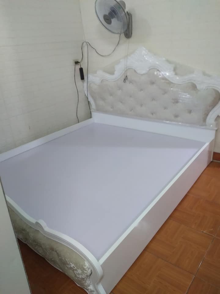 Giuờng Gỗ Công Nghiệp Tân Cổ Điển 1m6 Hải Phòng